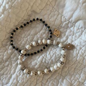 Two beautiful beaded bracelets